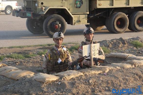 عمليات الرافدين تدرب احد افواجها على خطط دفاعية لحماية الممتلكات