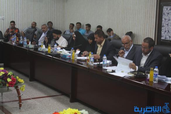 مجلس ذي قار يعقد جلسة استثنائية لبحث موازنة المحافظة للعام 2014 - تقرير مصور - 