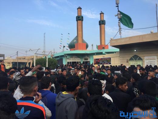بالصور:المئات من ابناء الناصرية يحييون ذكرى وفاة النبي &quot; ص&quot;