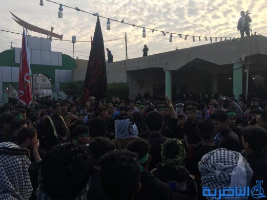 بالصور:المئات من ابناء الناصرية يحييون ذكرى وفاة النبي &quot; ص&quot;
