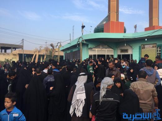 بالصور:المئات من ابناء الناصرية يحييون ذكرى وفاة النبي &quot; ص&quot;