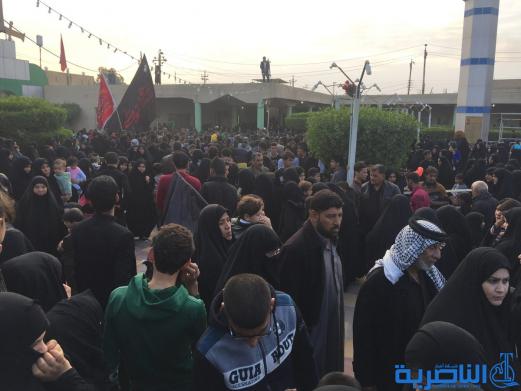 بالصور:المئات من ابناء الناصرية يحييون ذكرى وفاة النبي &quot; ص&quot;