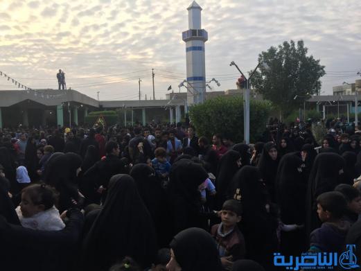 بالصور:المئات من ابناء الناصرية يحييون ذكرى وفاة النبي &quot; ص&quot;
