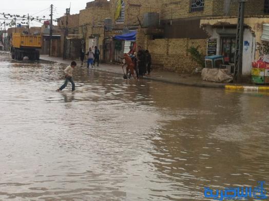 الأنواء الجوية في ذي قار : 57 ملم من الأمطار تساقطت على المحافظة خلال 24 ساعة - تقرير مصور -