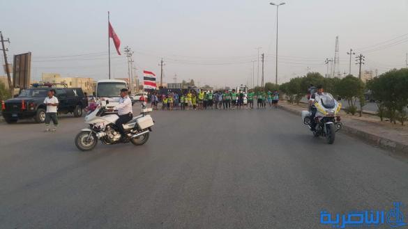 مركز الناصرية للقلب يستثمر فرحة النصر في الموصل وينظم ركضة جماهيرية في الناصرية - تقرير مصور - 