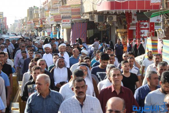 بالصور: الناصرية تشيع الشيخ ابو ابراهيم الناصري الى مثواه الاخير