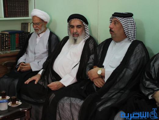 وفود رسمية من بدر والعصائب والفضلية والاصلاح يزورون مكتب الشيخ الناصري للاعراب عن تضامنهم - تقرير مصور -