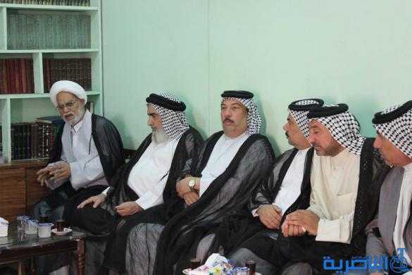 وفود رسمية من بدر والعصائب والفضلية والاصلاح يزورون مكتب الشيخ الناصري للاعراب عن تضامنهم - تقرير مصور -