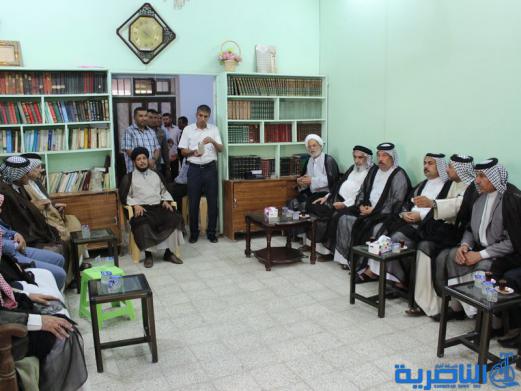 وفود رسمية من بدر والعصائب والفضلية والاصلاح يزورون مكتب الشيخ الناصري للاعراب عن تضامنهم - تقرير مصور -