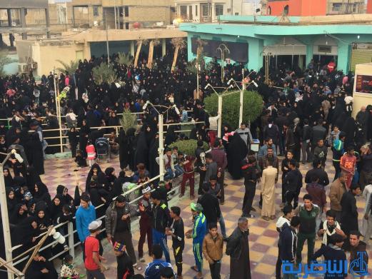 بالصور:المئات من ابناء الناصرية يحييون ذكرى وفاة النبي &quot; ص&quot;