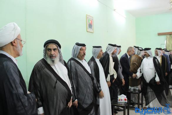 وفود رسمية من بدر والعصائب والفضلية والاصلاح يزورون مكتب الشيخ الناصري للاعراب عن تضامنهم - تقرير مصور -
