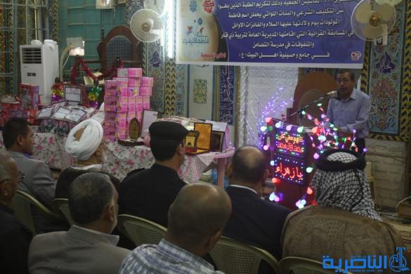 جمعية التضامن في ذي قار تحتفي بذكرى ولادة الزهراء عليها السلام – تقرير مصور –