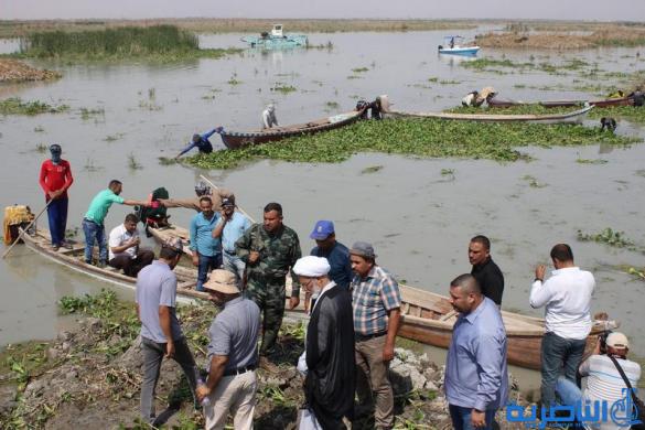 جم الاسلامي تعلن اطلاق اول حملة تطوعية لمكافحة زهرة النيل -تقرير مصور -