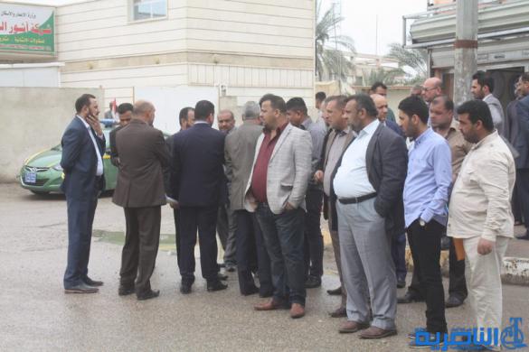 مقاولو ذي قار يتظاهرون للمطالبة بصرف مستحقاتهم المالية - تقرير مصور -