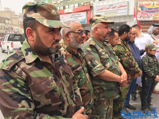 العشرات يتظاهرون في الناصرية للمطالبة باعدام الارهابيين في سجن الحوت - تقرير مصور-