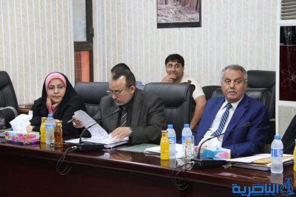 مجلس ذي قار يستجوب مدير تربية المحافظة ويؤجل اختيار مدير البلديات - تقرير مصور -