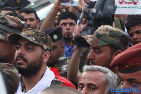 الخزعلي من الناصرية : ذي قار صنعت الانتصار في تكريت، وآن لهم ان يحتفلوا بالنصر- تقرير مصور -