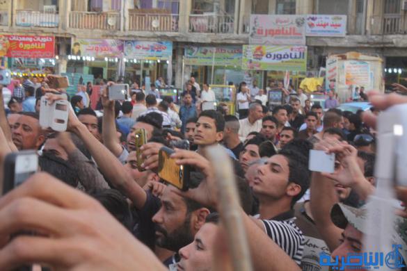 الخزعلي من الناصرية : ذي قار صنعت الانتصار في تكريت، وآن لهم ان يحتفلوا بالنصر- تقرير مصور -