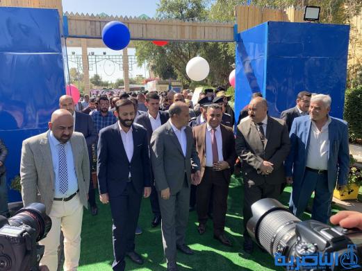 بالصور:محافظ ذي قار يفتتح معرض الزهور الخامس في متنزه الناصرية