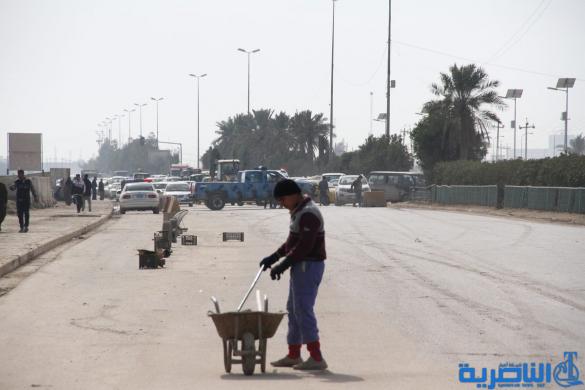 اهالي حي اريدو في الناصرية يتظاهرون للمطالبة بتحسين الخدمات – تقرير مصور –