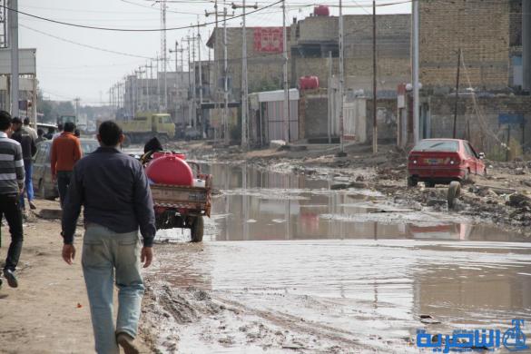 اهالي حي اريدو في الناصرية يتظاهرون للمطالبة بتحسين الخدمات – تقرير مصور –
