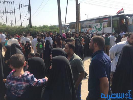 بالصور ... انطلاق قوافل حجاج ذي قار برا