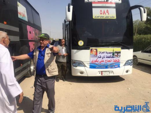 بالصور ... انطلاق قوافل حجاج ذي قار برا