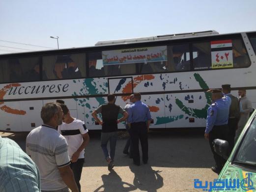 بالصور ... انطلاق قوافل حجاج ذي قار برا