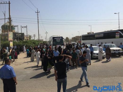 بالصور ... انطلاق قوافل حجاج ذي قار برا