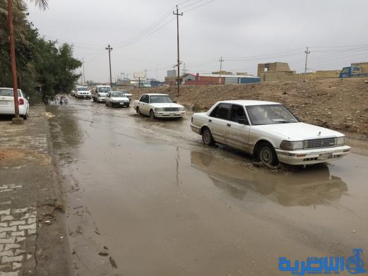 بالصور : الى بلدية الناصرية ، هذه شوارعكم بعد ليلة مطر واحدة