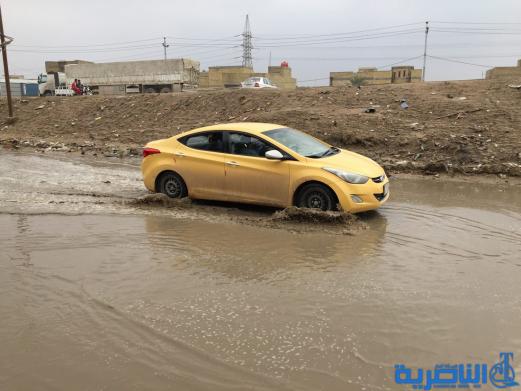 بالصور : الى بلدية الناصرية ، هذه شوارعكم بعد ليلة مطر واحدة