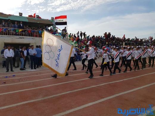 بالصور:تربية ذي قار تقيم مهرجانها الرياضي السنوي لالعاب القوى والعروض الارضية