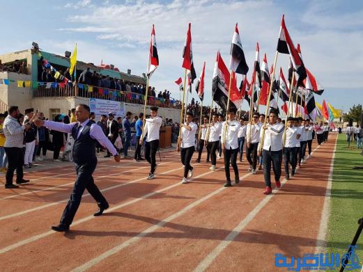 بالصور:تربية ذي قار تقيم مهرجانها الرياضي السنوي لالعاب القوى والعروض الارضية
