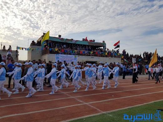 بالصور:تربية ذي قار تقيم مهرجانها الرياضي السنوي لالعاب القوى والعروض الارضية