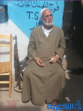 الشيخ محمد مهدي الناصري يتفقد قطعات الجيش في سامراء ويدعو لدعم اكبر للمقاتلين هناك - تقرير مصور -