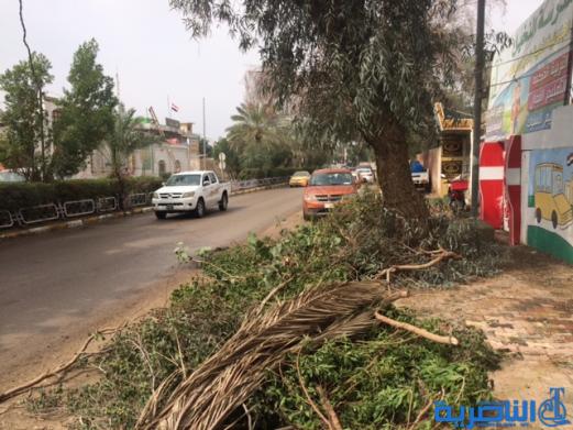 منخفض مداري يضرب الناصرية ويتسبب بخسائر مادية
