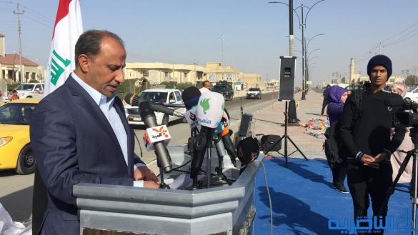 بالصور:افتتاح شارع الزقورة &quot; الحولي &quot; بطول 7 كيلو متر