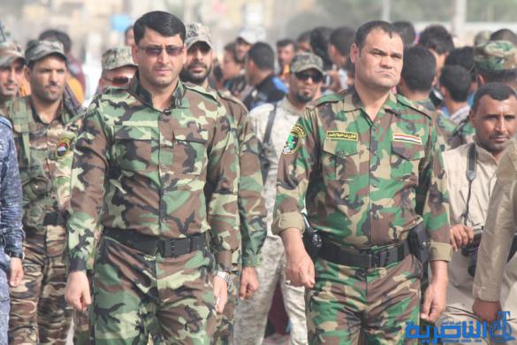 بالصور : الاستعراض المركزي لسرايا السلام في مدينة الناصرية