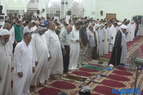 بالصور : احياء ليلة القدر في مسجد الشيح عباس وسط الناصرية
