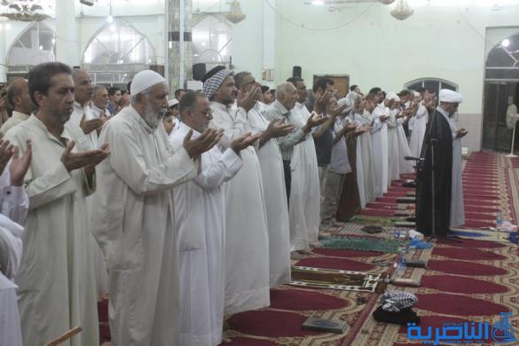 بالصور : احياء ليلة القدر في مسجد الشيح عباس وسط الناصرية
