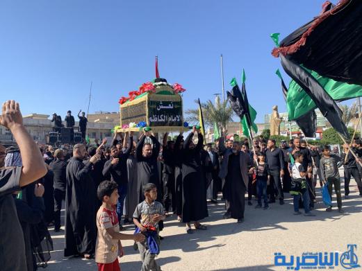 بالصور:ابناء الناصرية يحييون ذكرى شهادة الامام الكاظم عليه السلام