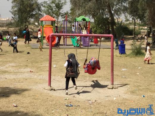 بالصور:متنزه الناصرية يستقبل العوائل بعيد الربيع