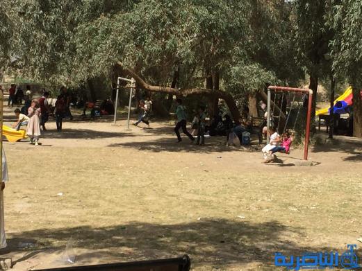 بالصور:متنزه الناصرية يستقبل العوائل بعيد الربيع