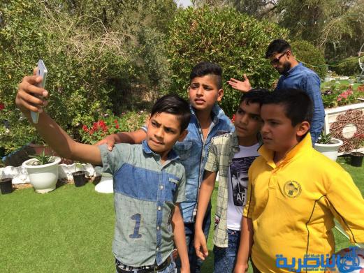 بالصور:متنزه الناصرية يستقبل العوائل بعيد الربيع