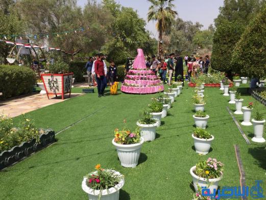 بالصور:متنزه الناصرية يستقبل العوائل بعيد الربيع