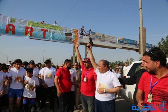 بالصور:انطلاق ماراثون اور الجماهيري الثاني في الناصرية