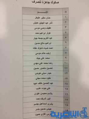 وصول وجبة جديدة من قروض الاسكان تضم 260 مستفيدا - قوائم بالاسماء -