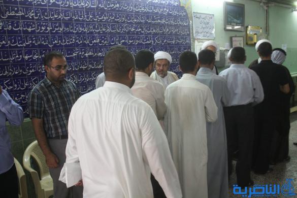 مكتب الشيخ الناصري يقيم مجلس عزاء على روح الفقيد الاصفي في الناصرية - تقرير مصور -