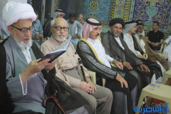 مكتب الشيخ الناصري يقيم مجلس عزاء على روح الفقيد الاصفي في الناصرية - تقرير مصور -
