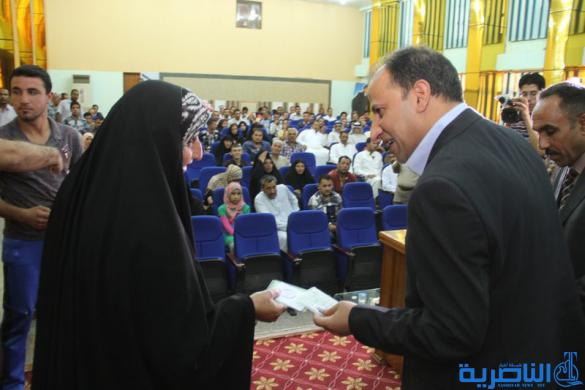 ذي قار توزع الوجبتين الرابعة والخامسة من منحة الحكومة للنازحين – تقرير مصور -